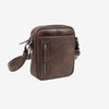 Bolso bandolera para hombre, color marrón, Colección verota. 17x22 cm