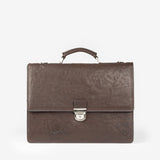 Brown leather portfolio, Piel Wash Collection. 40.5x31cm