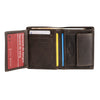 Billetero piel marrón, Colección Billeteros piel Wash. 9x11 cm