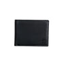 Billetero piel negro, Colección Exotic Leather. 10,5x8,5 cm