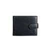 Billetero piel negro, Colección Exotic Leather. 11x9 cm