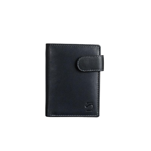 Billetero piel negro, Colección Exotic Leather