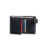 Billetero piel negro, Colección Exotic Leather