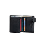 Black leather wallet, Exotic Leather Collection