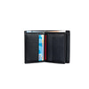 Black leather wallet, Exotic Leather Collection