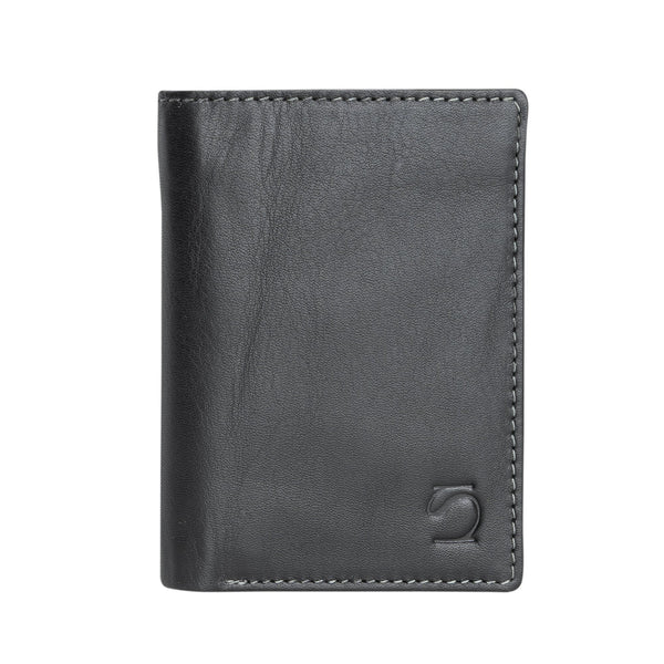 Black leather wallet, Exotic Leather Collection