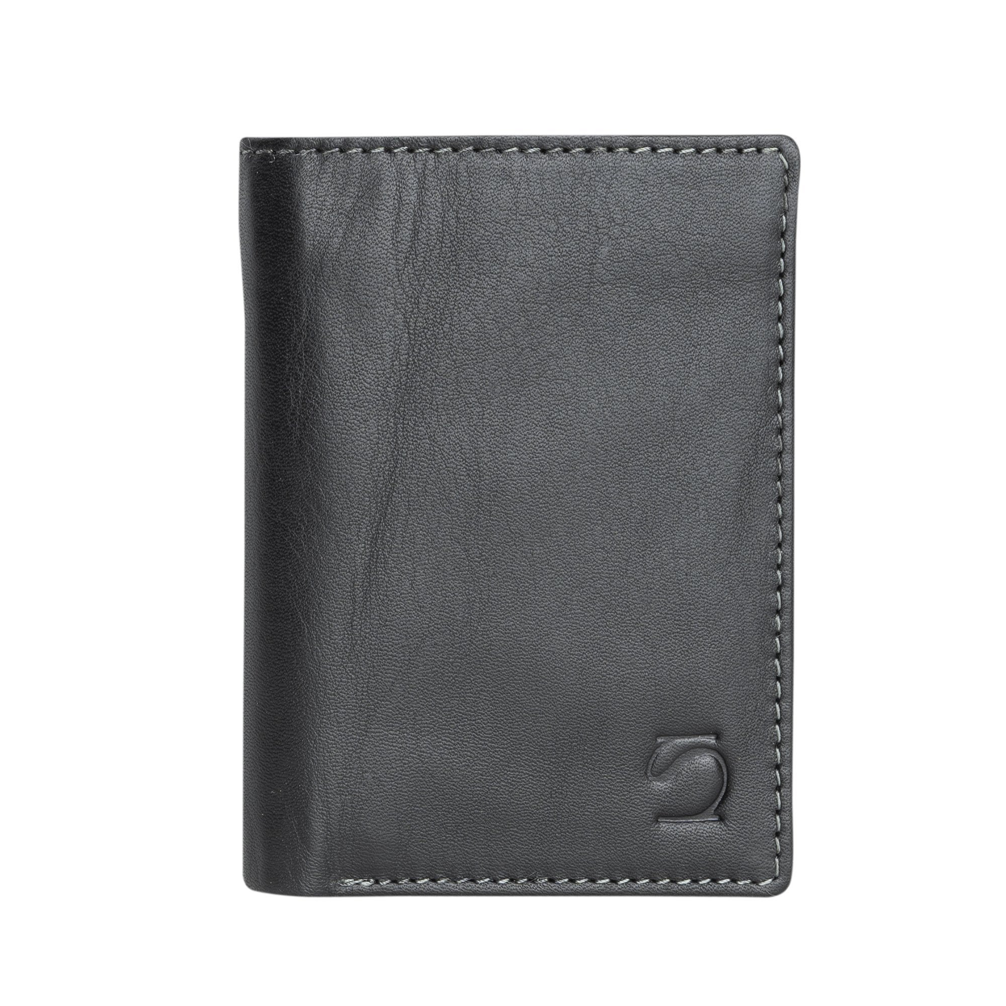 Black leather wallet, Exotic Leather Collection