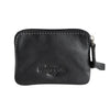 Monedero piel negro, Colección Exotic Leather