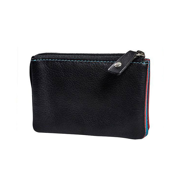 Monedero piel mujer, Colección Multicolour. 12x9 cm