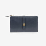 Blue leather wallet, Valentino Leather Collection