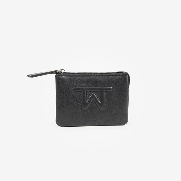 Monedero piel negro, Colección Princes Padde