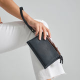 Big blue leather coin purse, Collection Nappa Leather