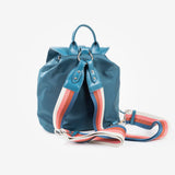 Mochila para mujer, color azul, Serie Lisboa