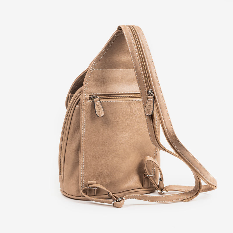 Women's backpack, camel color, Backpacks Series