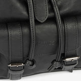 Black unisex backpack