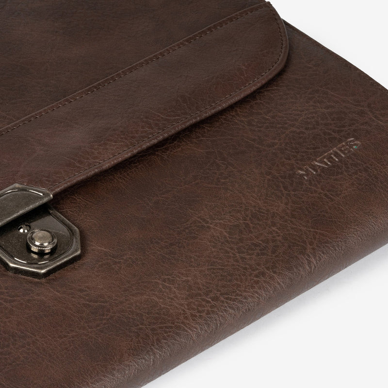 Dark brown biefcase. Collection Folder