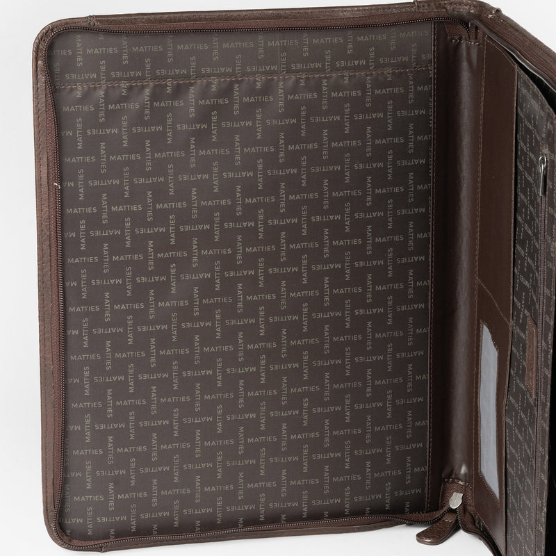 Dark brown biefcase, Vades Collection