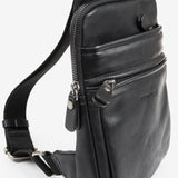 Bandolera para hombre, color negro