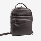 Dark brown man backpack