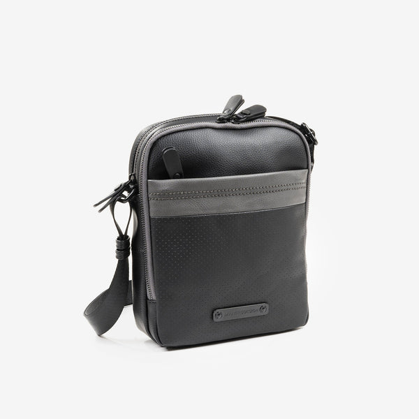 Bandolera para hombre, color negro
