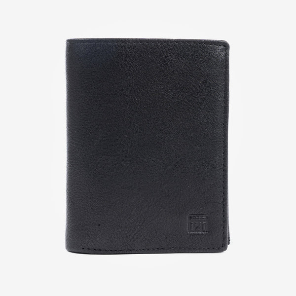 Billetero negro, Colección Billeteros piel Wash - Matties Bags