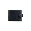 Billetero piel negro, Colección Exotic Leather. 11x9.5 cm - Matties Bags