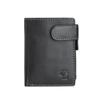 Billetero piel negro, Colección Exotic Leather - Matties Bags