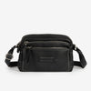 Bolso bandolera, color negro, Serie Classic. 24x17x8 cm - Matties Bags