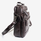 Bolso reportero para hombre, color café, Colección nappa - Matties Bags