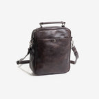Bolso reportero para hombre, color café, Colección nappa - Matties Bags