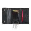 Llavero piel negro, Colección Exotic Leather - Matties Bags
