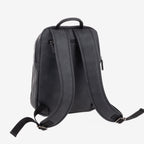 Mochila para hombre, color negro, Colección canvas. 27x36x9 cm - Matties Bags