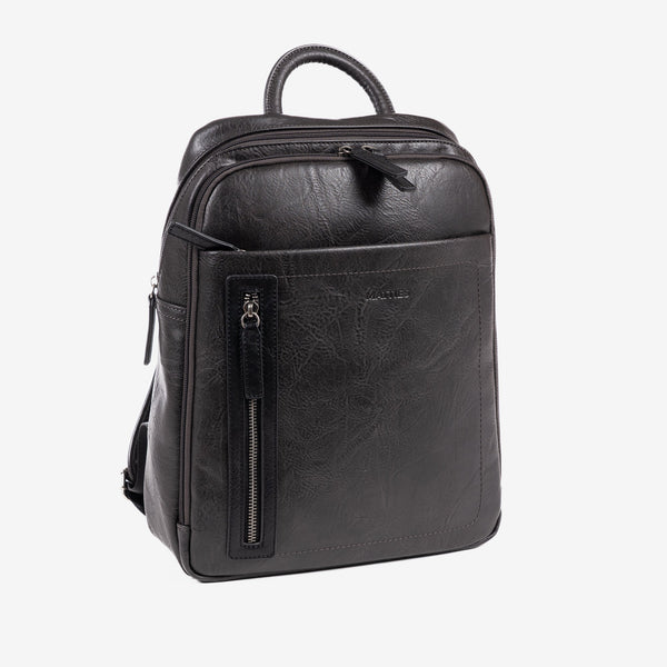 Mochila para hombre, color negro, Colección verota. 27x36x09 cm - Matties Bags