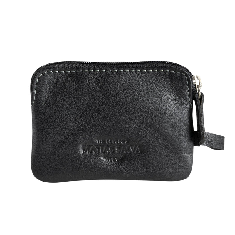 Monedero piel negro, Colección Exotic Leather - Matties Bags