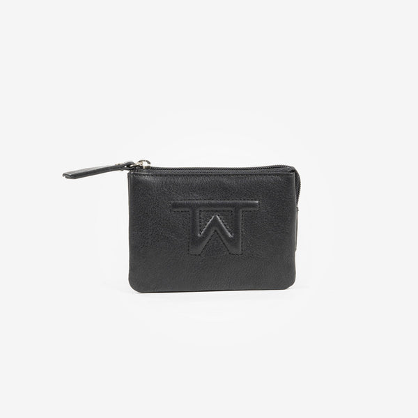 Monedero piel negro, Colección Princes Padde - Matties Bags