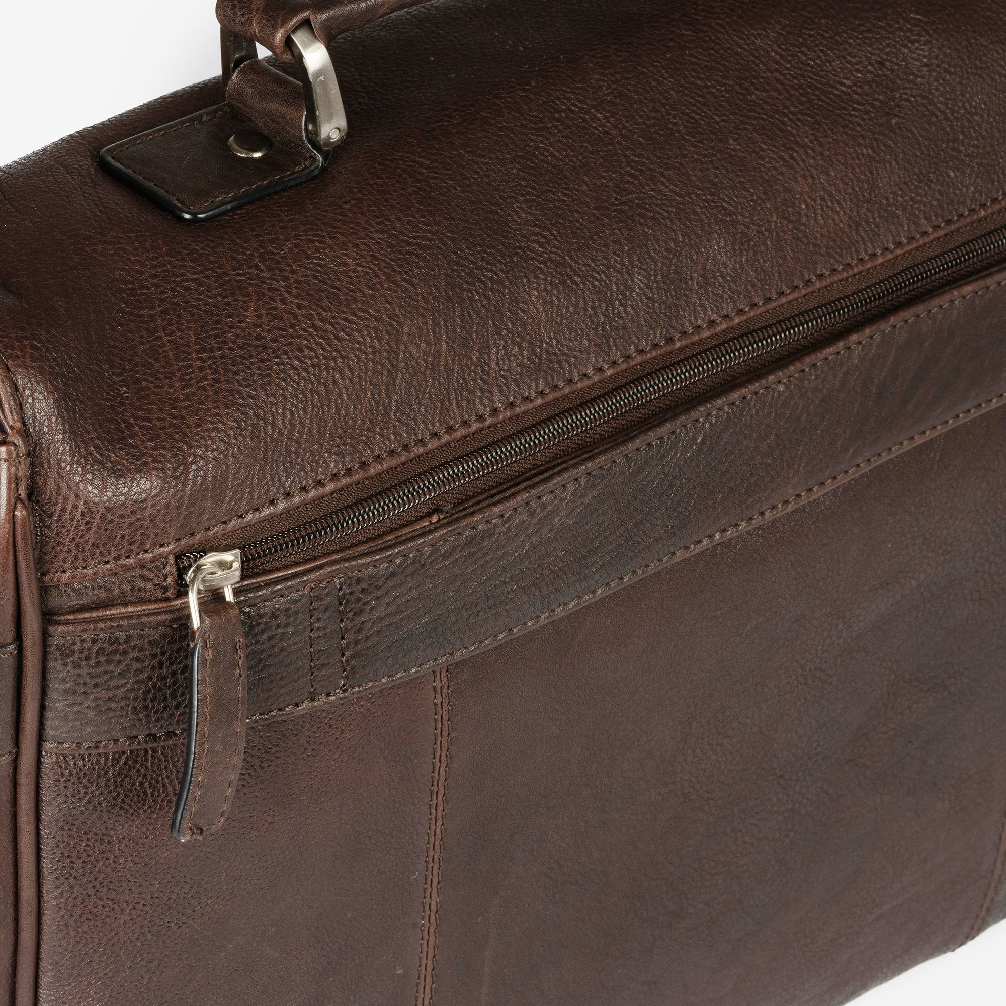 Portafolios de piel marrón, Colección Piel Wash. 40x31 cm - Matties Bags