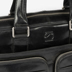 Portafolios de piel negro, Colección Piel Casablanca. 40x27 cm - Matties Bags