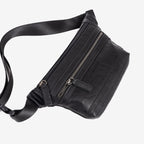 Riñonera para hombre, color negro, Colección juvenil. 28x15.5 cm - Matties Bags